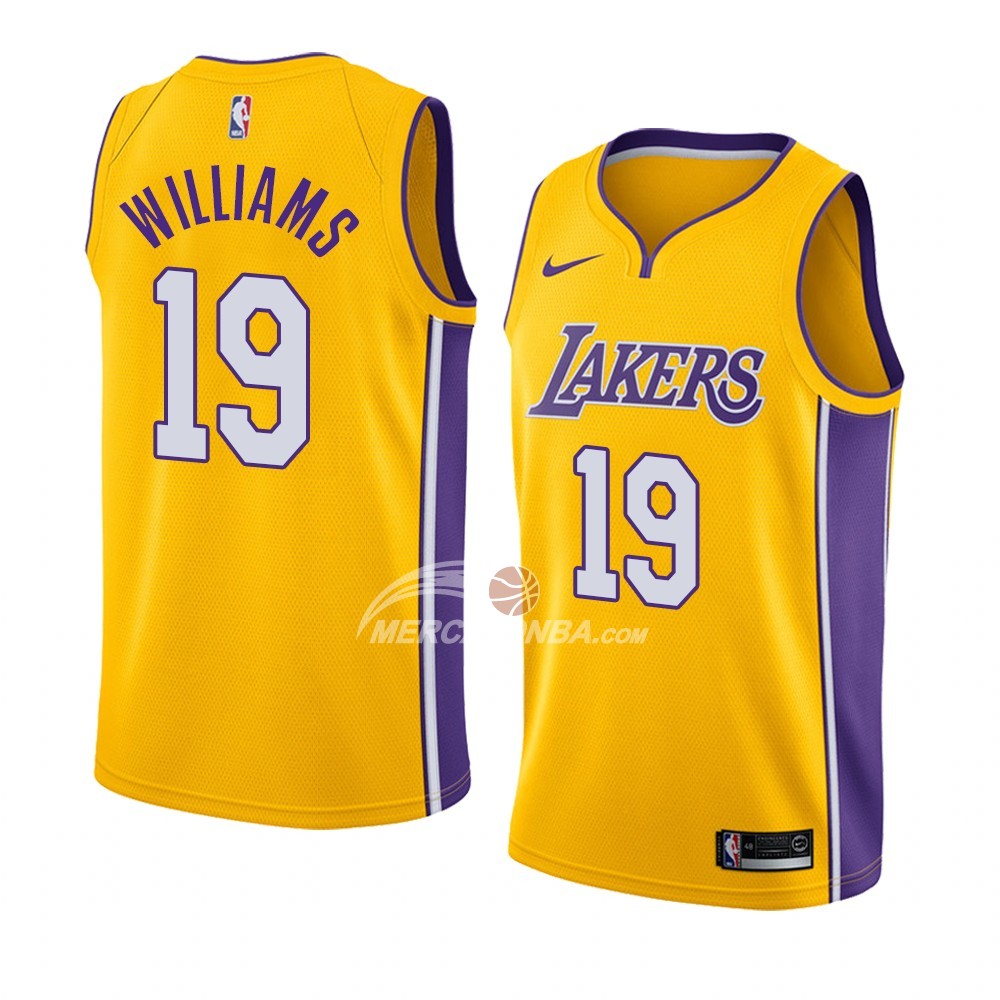 Maglia Los Angeles Lakers Johnathan Williams Icon 2018 Or